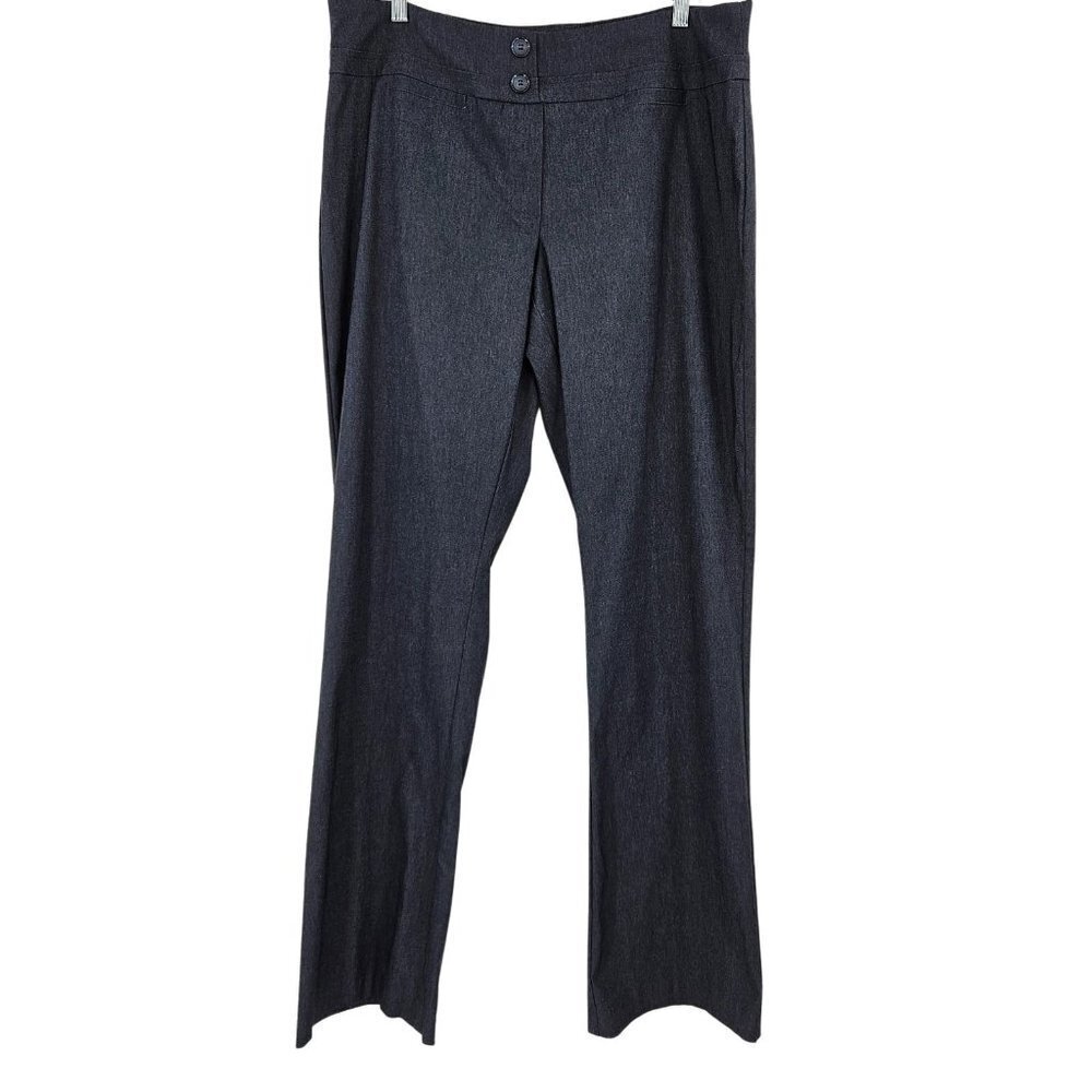 Long Tall Sally Bootcut Trouser Dress Pants Blue Women's 18 Minimalist Business